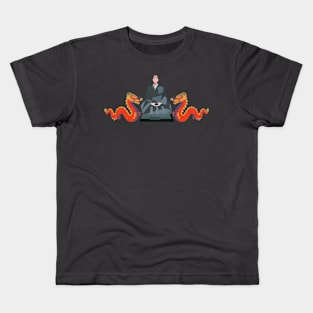 Monk Meditating Kids T-Shirt